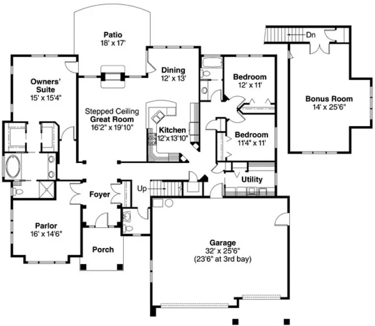 Plan for House Plan #346163