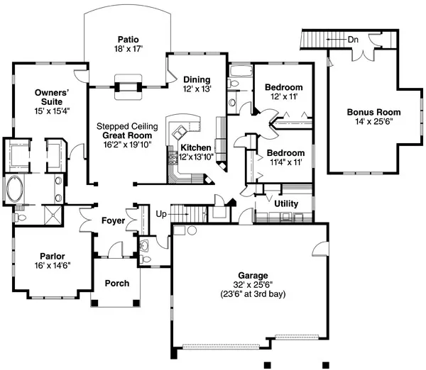 Plan for House Plan #346163
