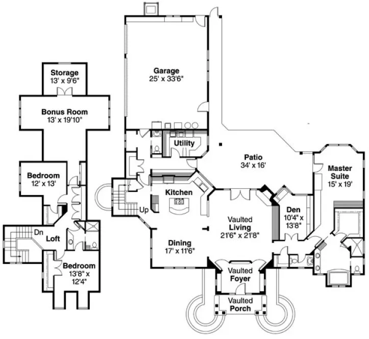 Plan for House Plan #341543