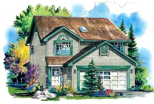 Full Rendering for House Plan #133524