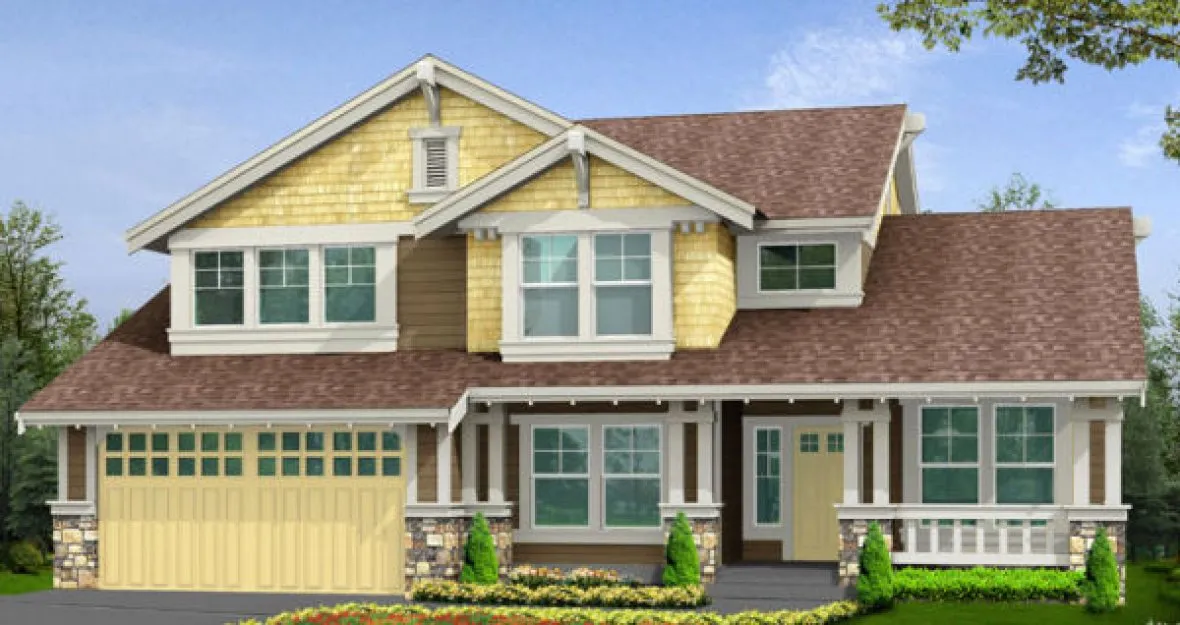 Full Rendering for House Plan #330522