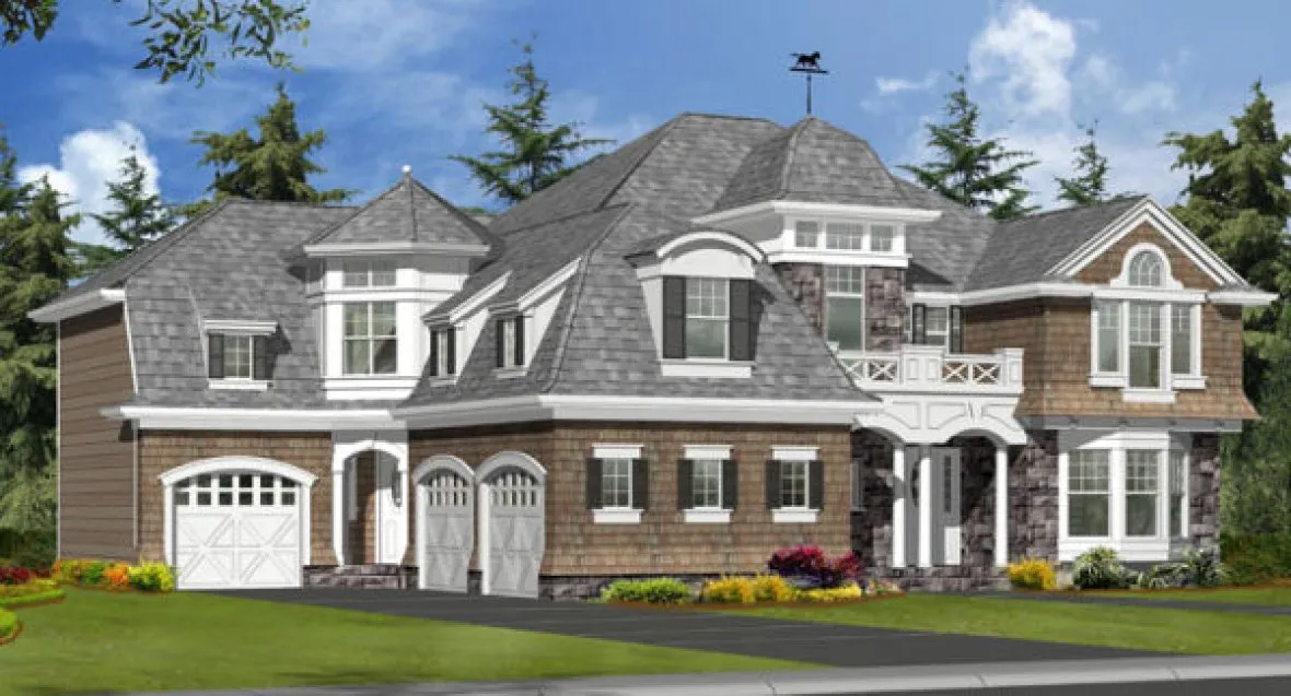 Full Rendering for House Plan #335264