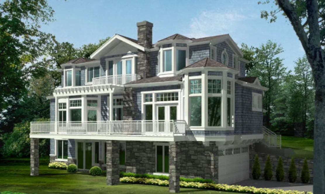 Full Rendering for House Plan #336304