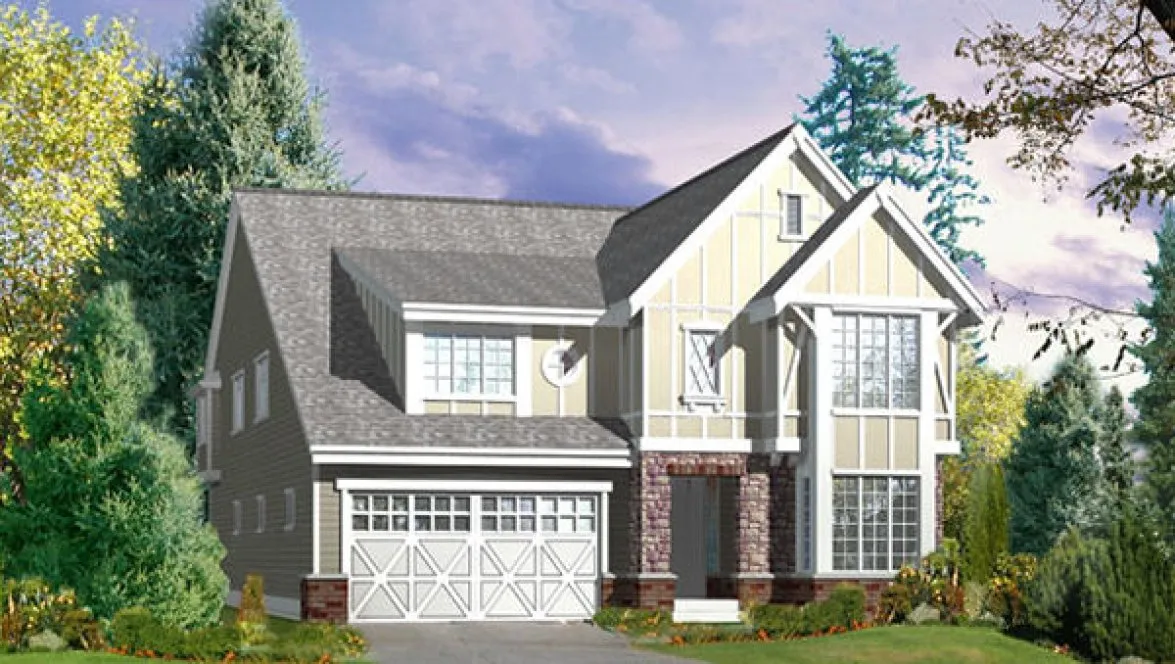 Full Rendering for House Plan #333300