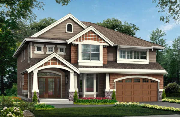 Full Rendering for House Plan #333050