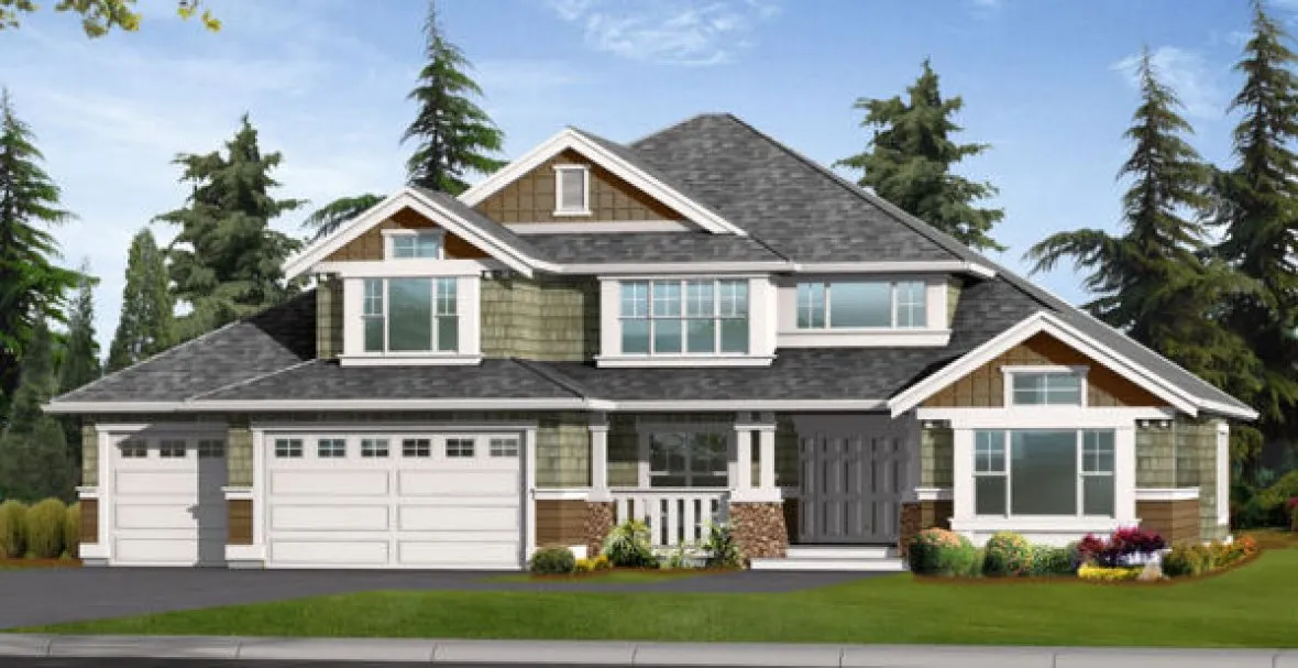 Full Rendering for House Plan #330403