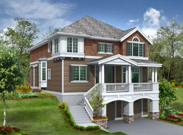 Full Rendering for House Plan #335992