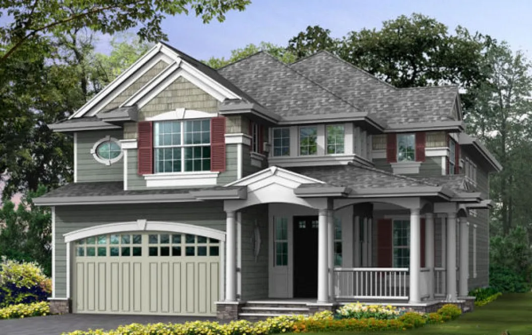 Full Rendering for House Plan #335692