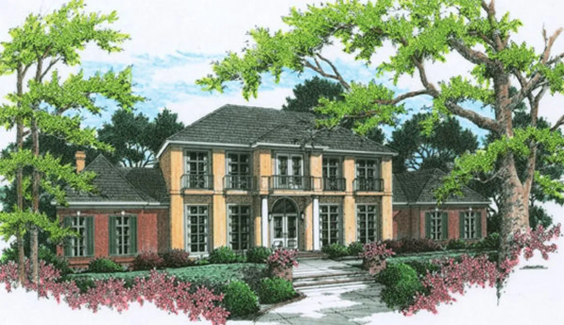 Full Rendering for House Plan #480055