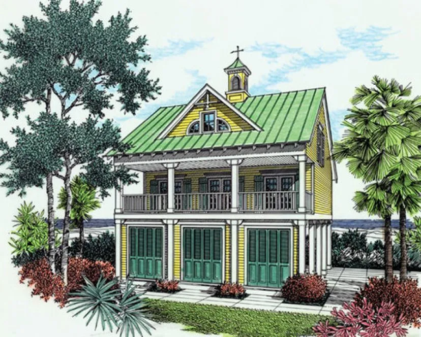 Full Rendering for House Plan #484111