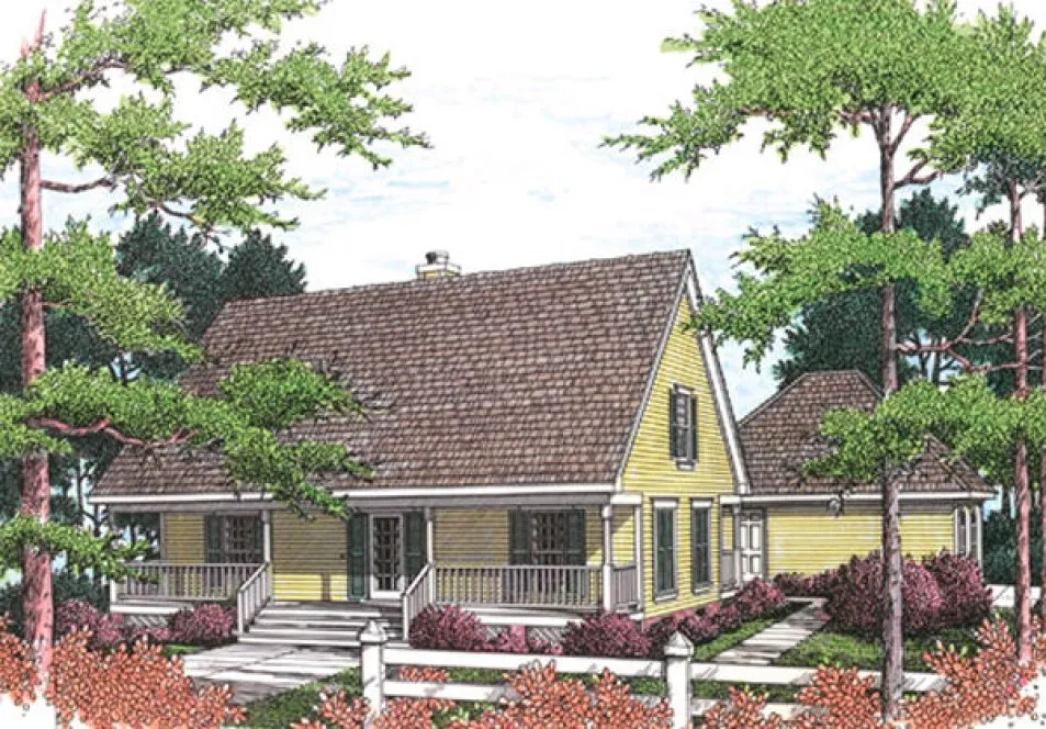 Full Rendering for House Plan #481241