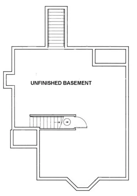 Basement Plan for House Plan #482001