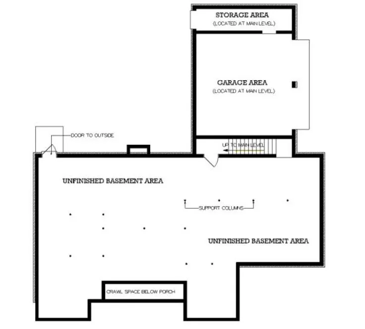 Basement Plan for House Plan #485281