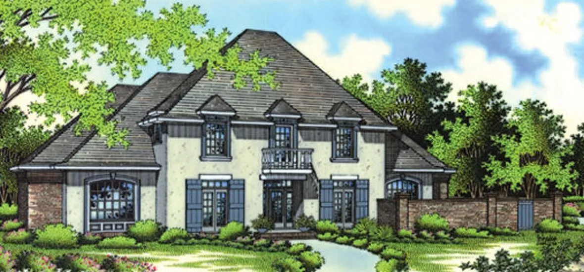 Full Rendering for House Plan #481092