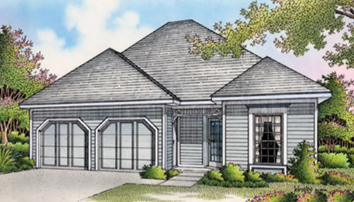 Full Rendering for House Plan #488011