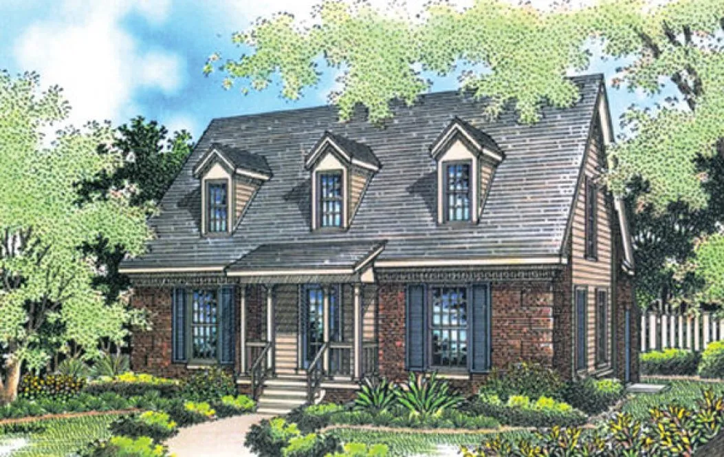 Full Rendering for House Plan #483001