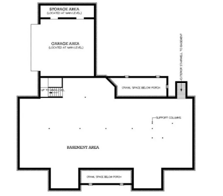 Basement Plan for House Plan #484132