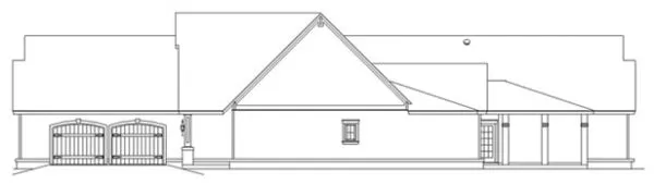 Right Elevation for House Plan #482082