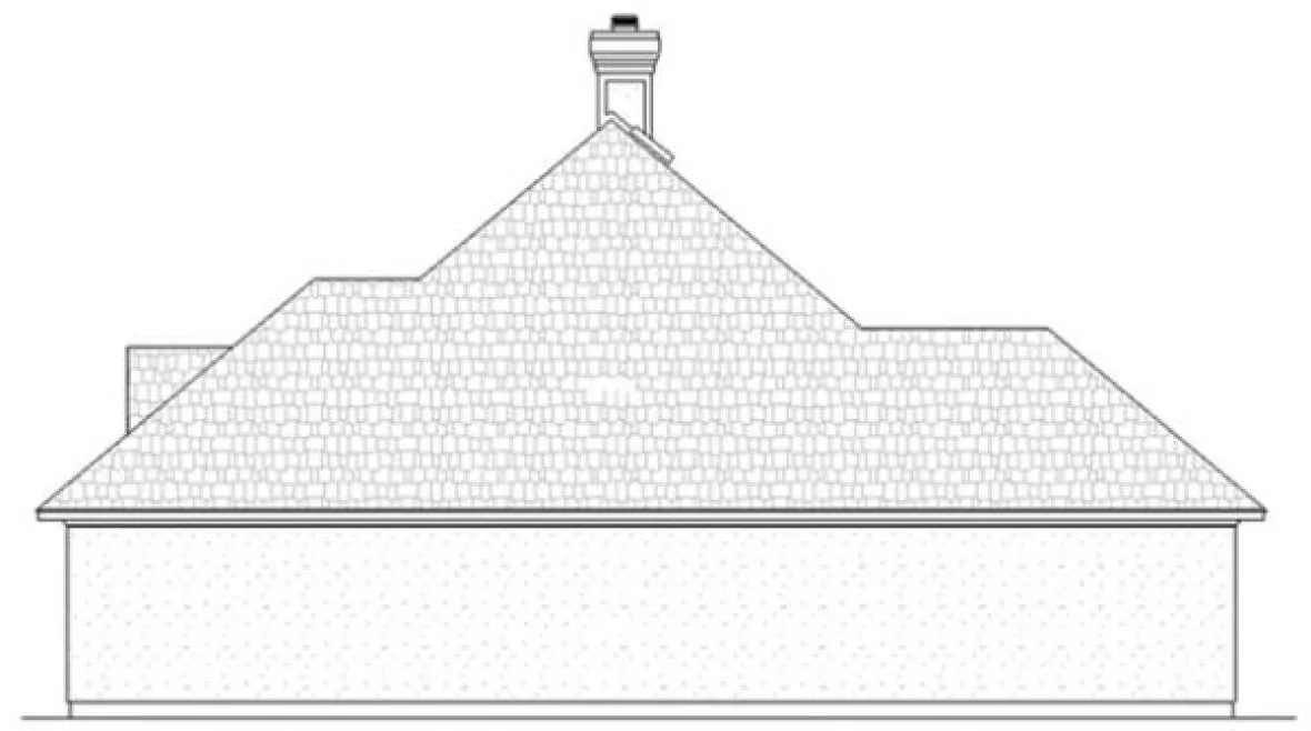 Right Elevation for House Plan #482271