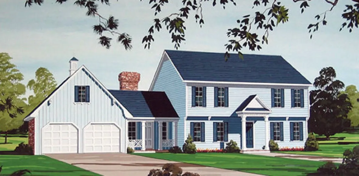 Full Rendering for House Plan #481052