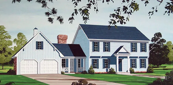 Full Rendering for House Plan #481052