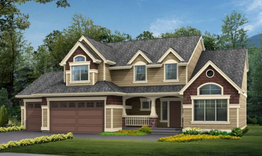 Full Rendering for House Plan #330312