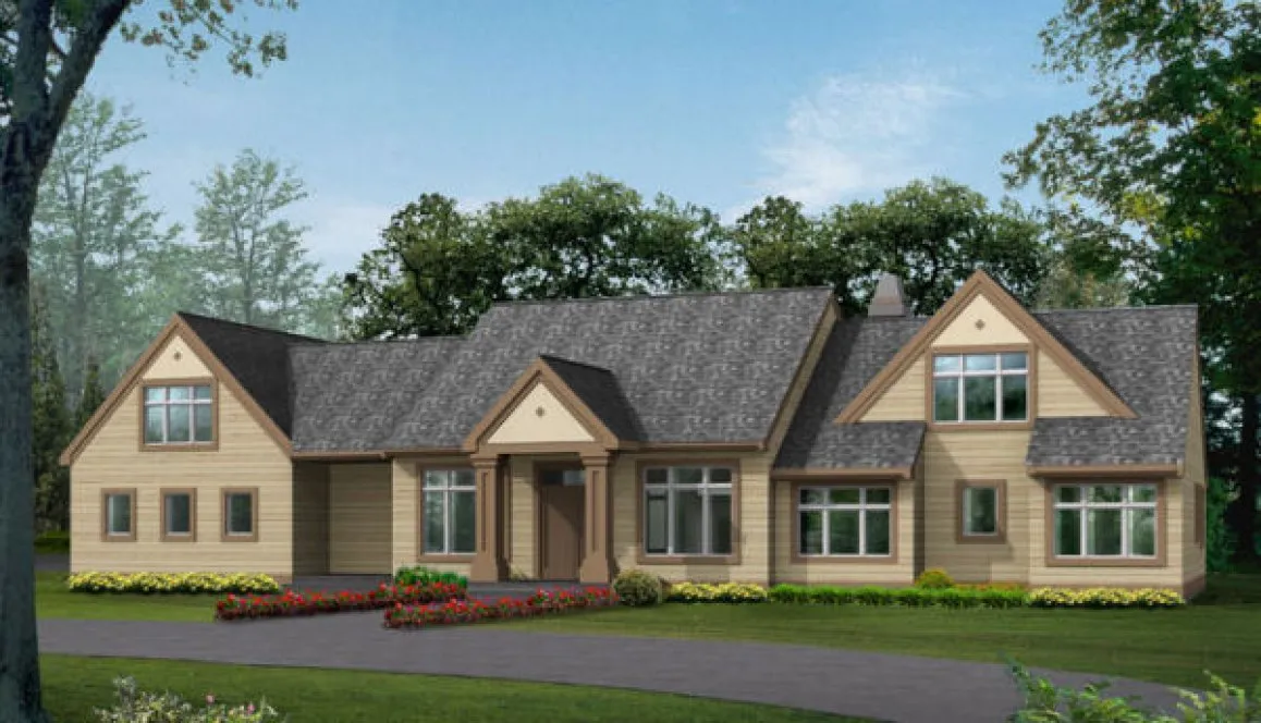 Full Rendering for House Plan #330392