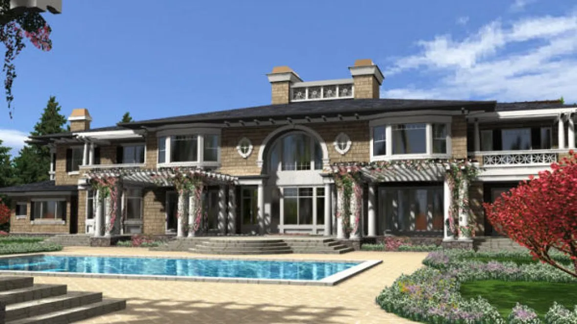 Full Rendering for House Plan #330597