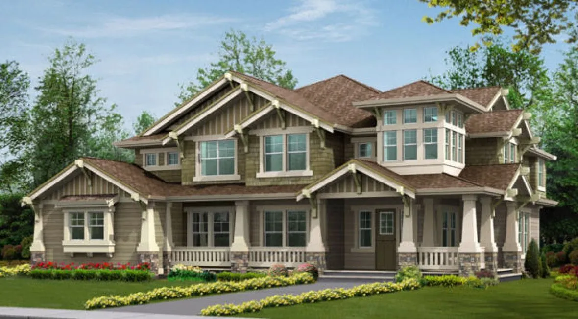 Full Rendering for House Plan #330644
