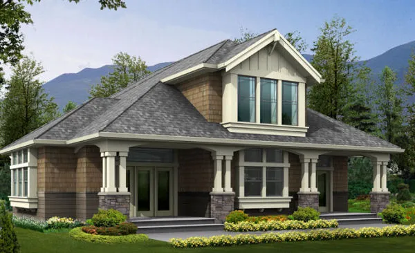 Full Rendering for House Plan #330181