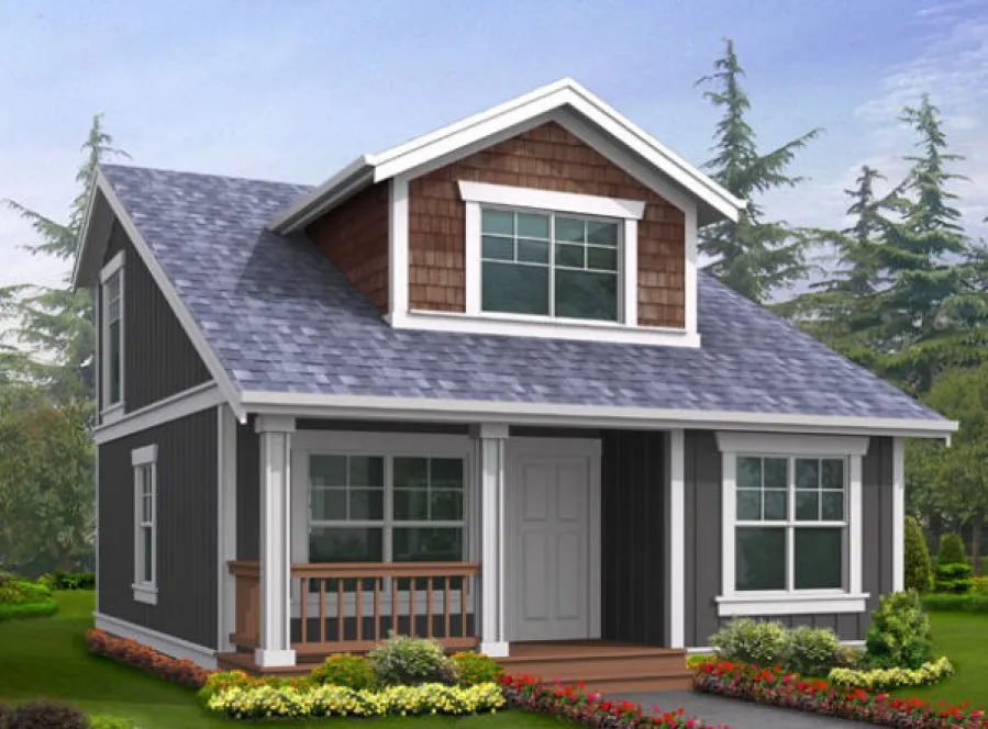 Full Rendering for House Plan #330001