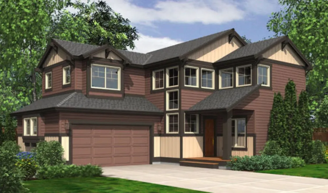 Full Rendering for House Plan #338051