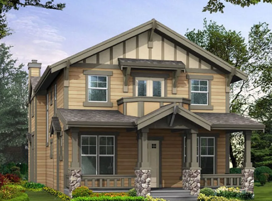 Full Rendering for House Plan #336352