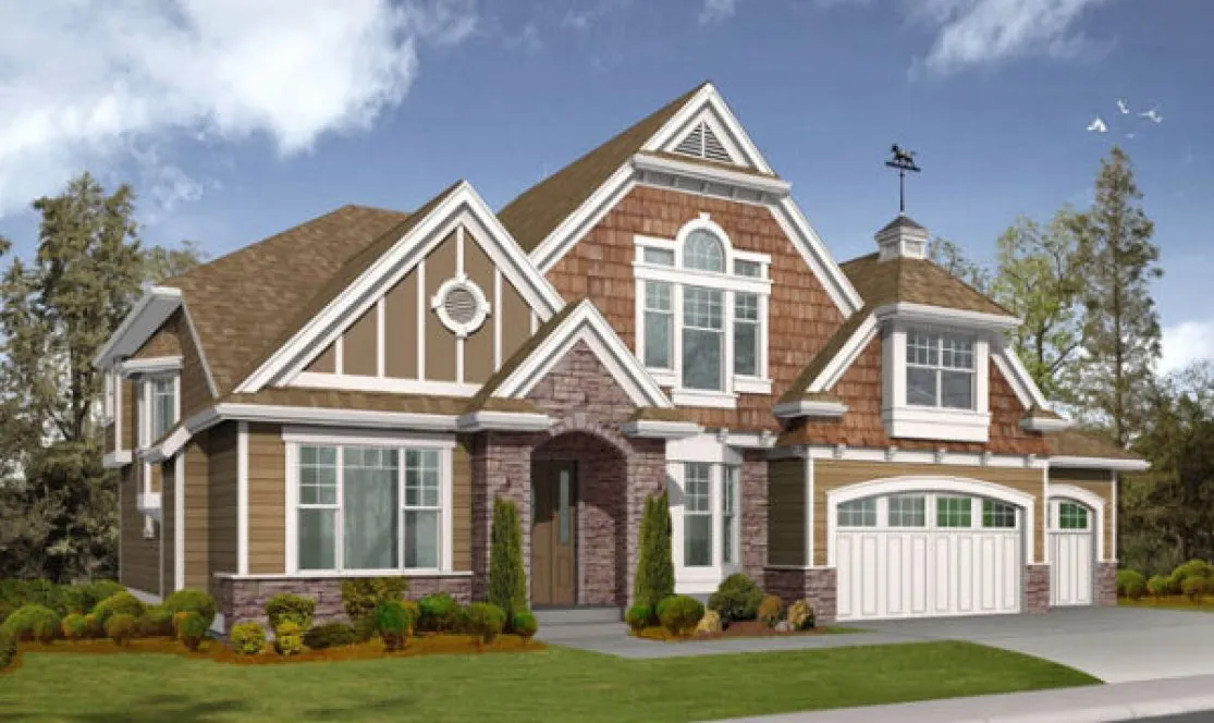 Full Rendering for House Plan #335753