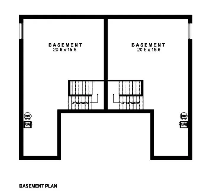 Basement Plan for House Plan #195260