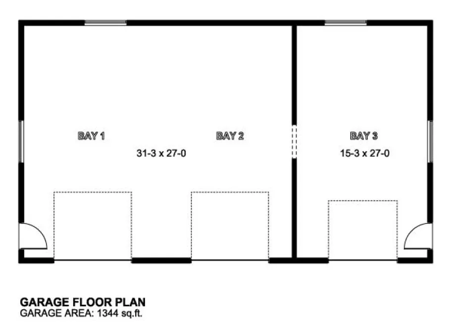 Main Floor Plan for House Plan #195223