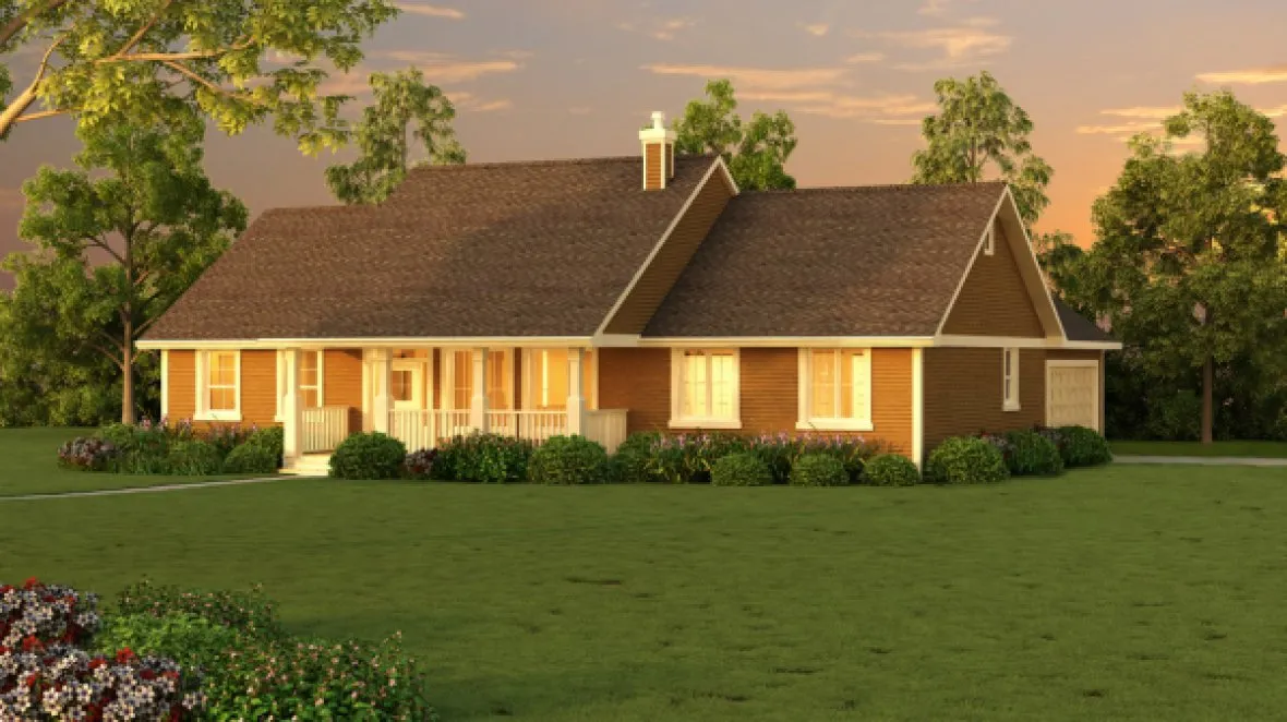 ExteriorPhoto for House Plan #132154