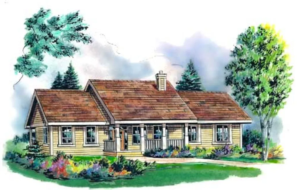 ExteriorPhoto for House Plan #132154