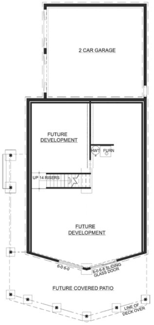 Basement Plan for House Plan #102017
