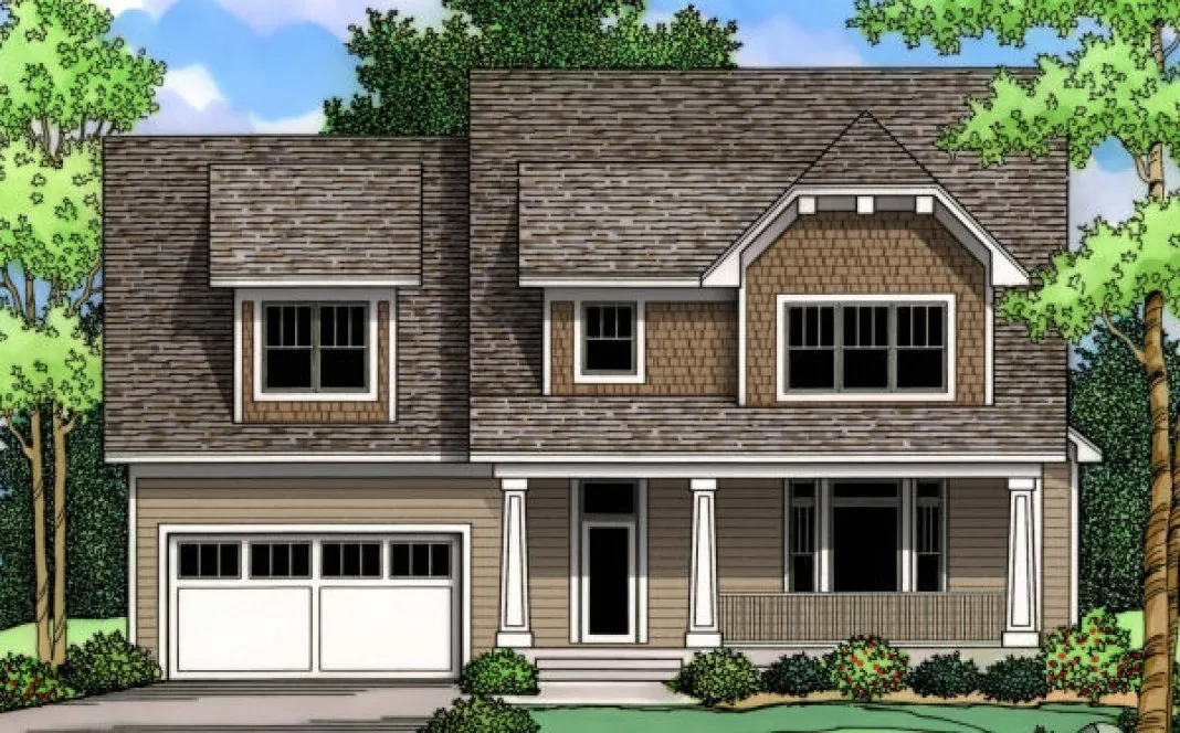 Full Rendering for House Plan #281282