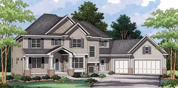 ExteriorPhoto for House Plan #281103