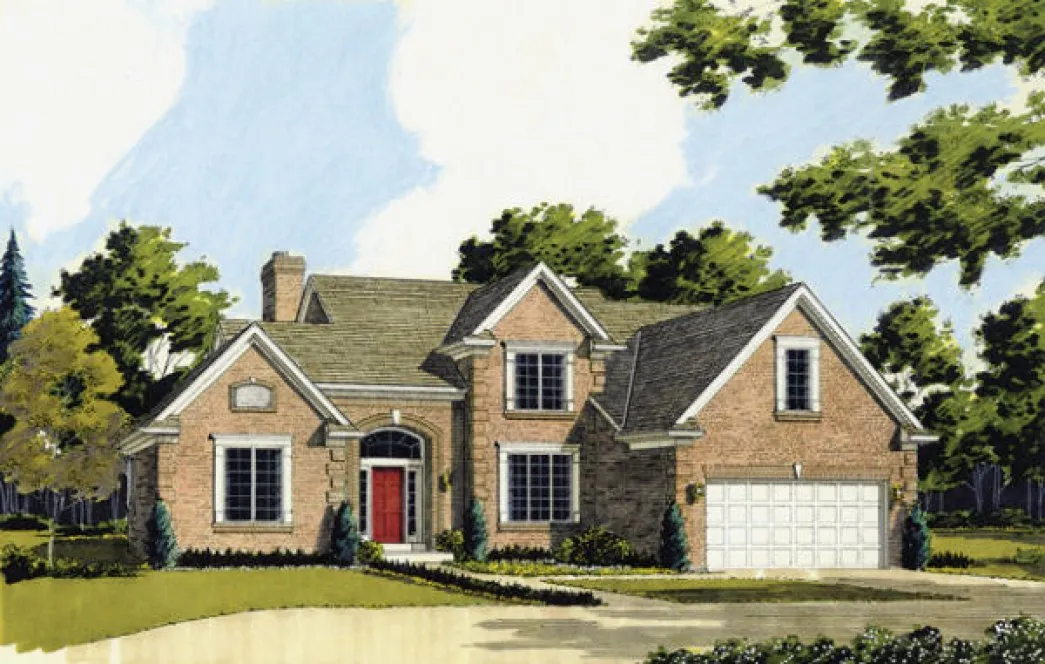 Full Rendering for House Plan #534410