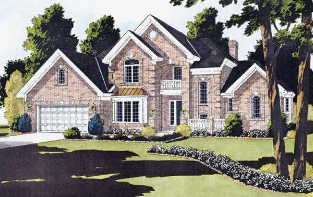 Full Rendering for House Plan #537410