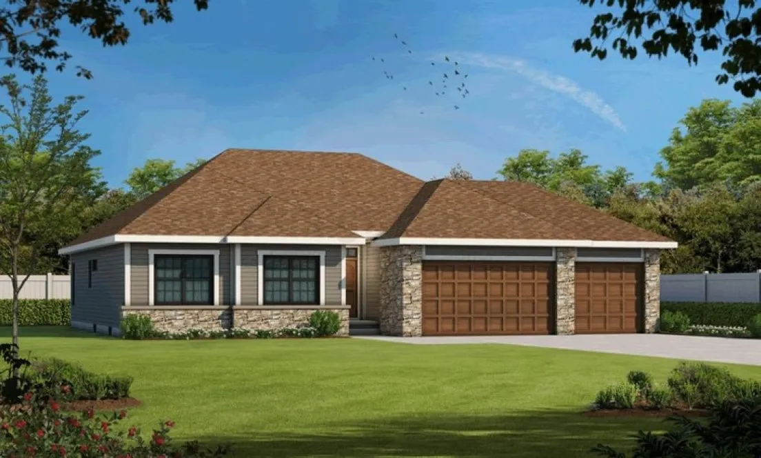 Full Rendering for House Plan #156132