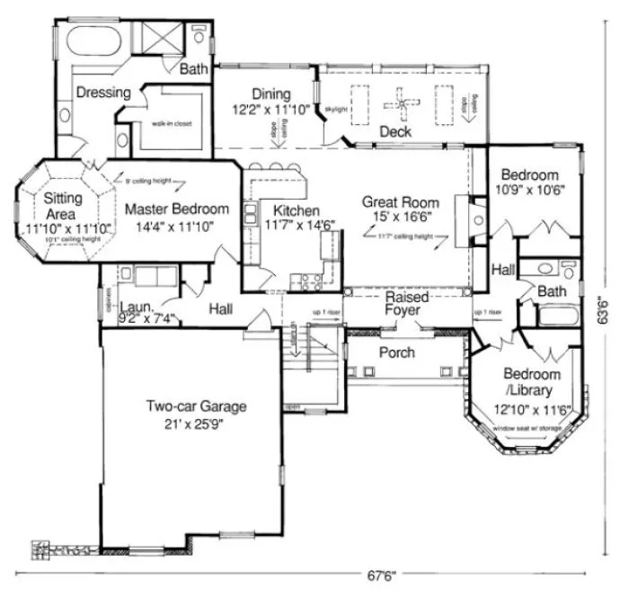 Main Floor Plan for House Plan #531910