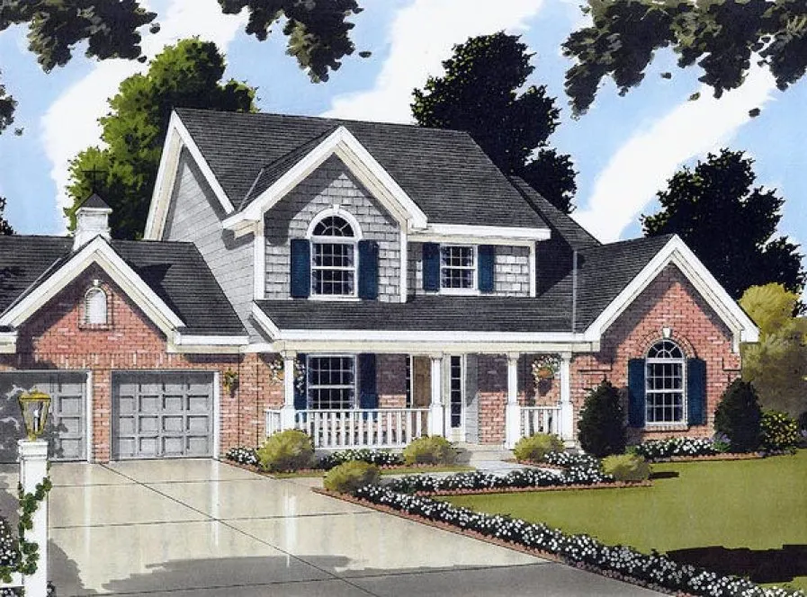 Full Rendering for House Plan #537910