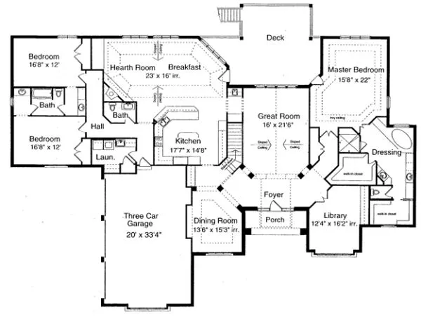 Main Floor Plan for House Plan #533620