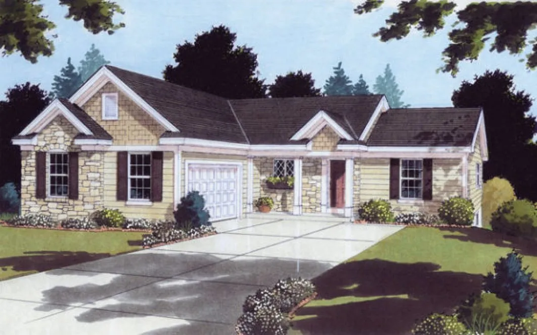 Full Rendering for House Plan #531420