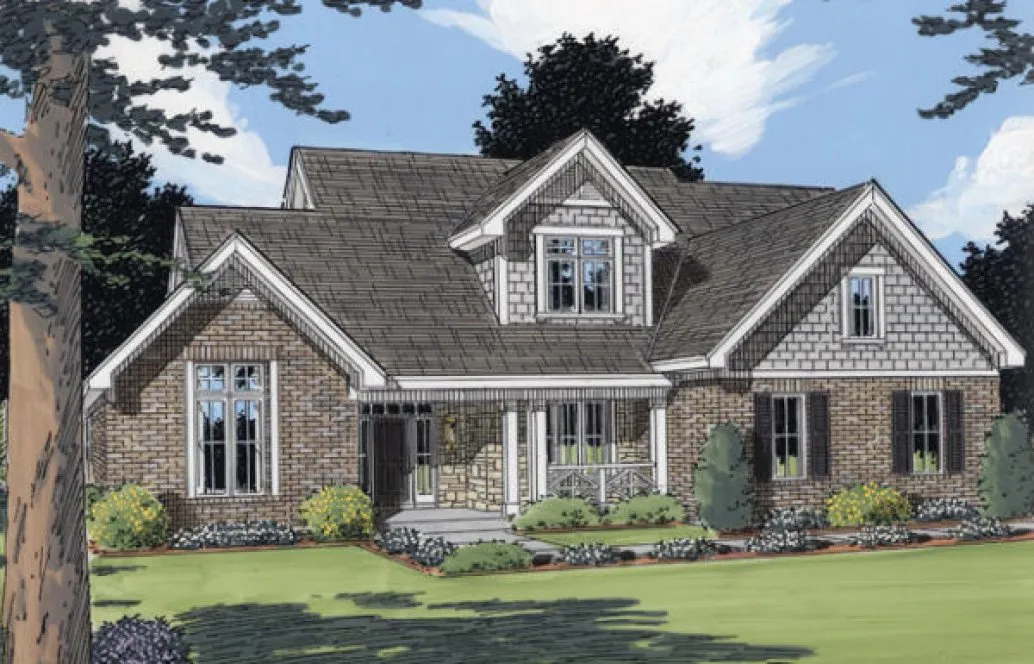 Full Rendering for House Plan #535030