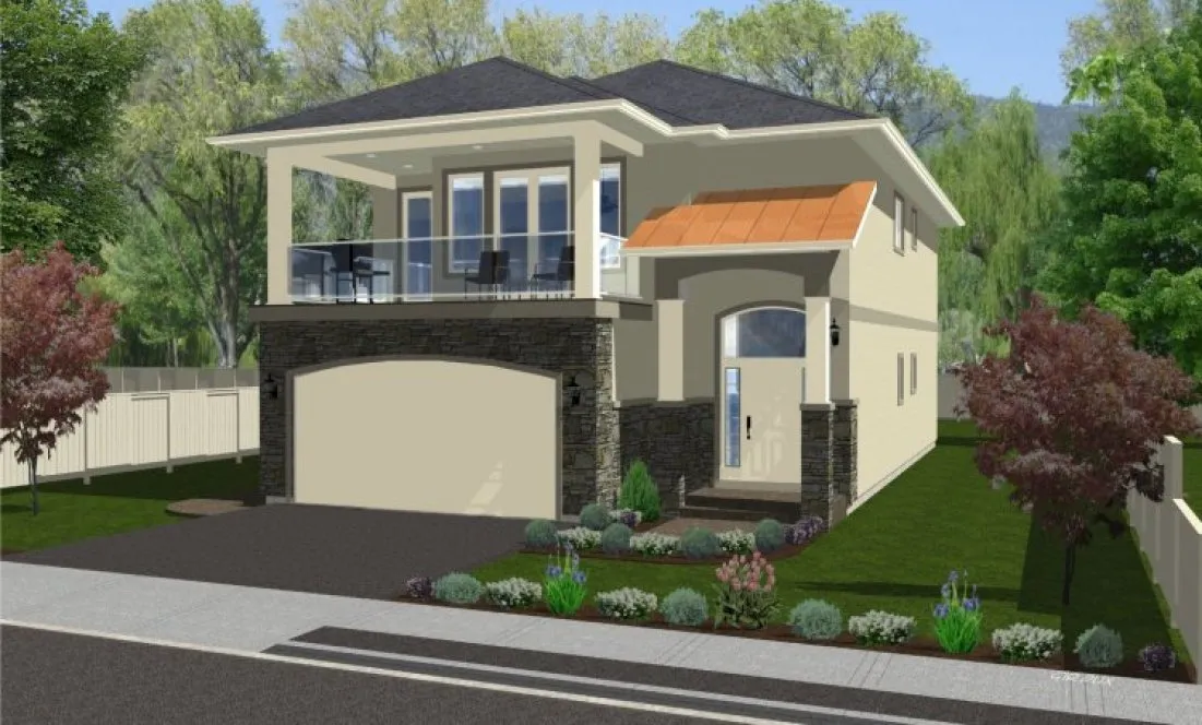 Full Rendering for House Plan #195261